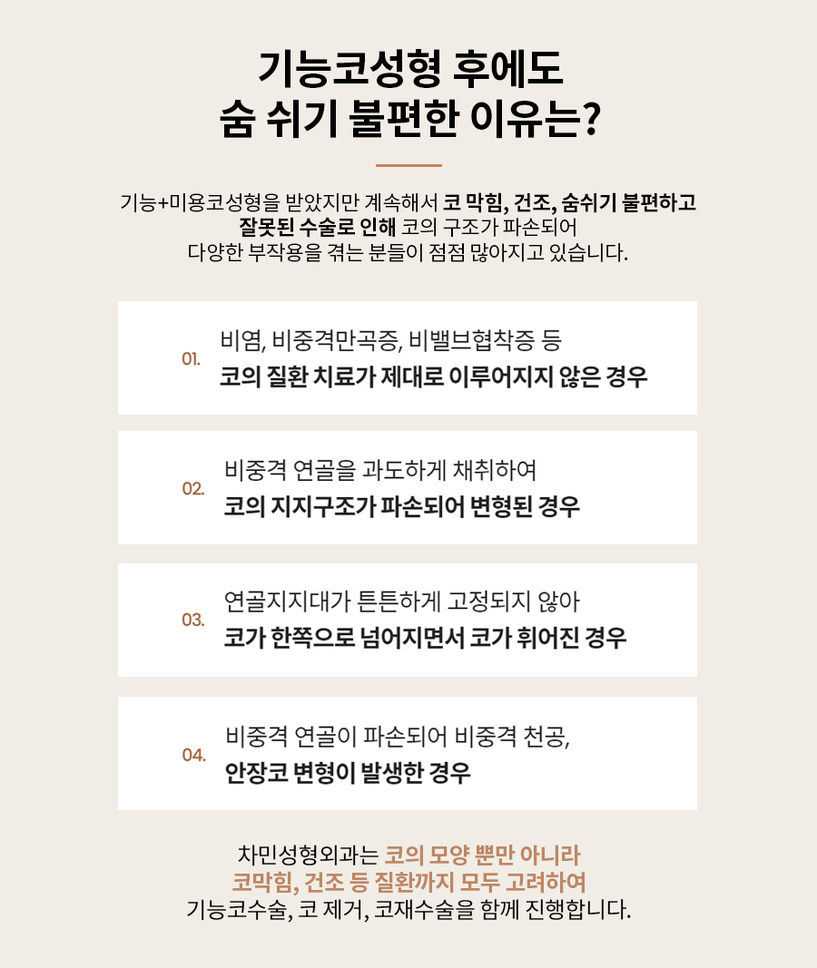 코수술 후 코막힘, 이물감, 불안할 때 [차민 기능코제거] 관련 이미지 3