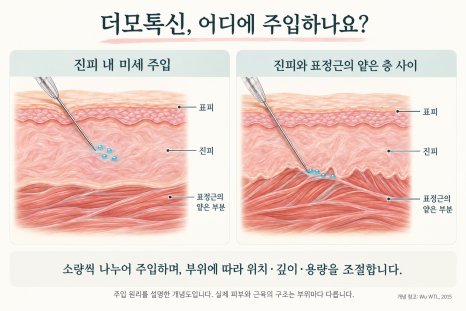 [피부과 전문의] 스킨보톡스(더모톡신), 왜 얼굴 전체에 똑같이 촘촘하게 놓지 않을까요? 관련 이미지 2