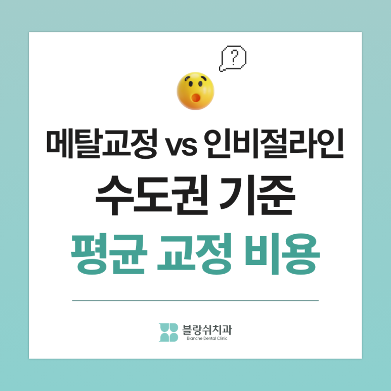 투명교정 vs 메탈교정 비용 비교, 뭐가 더 이득일까? 관련 이미지 2