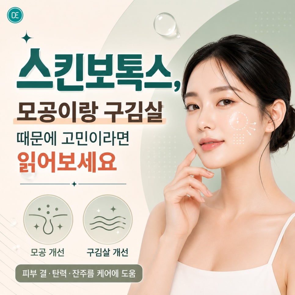 대치동 스킨보톡스, 모공이랑 구김살 때문에 고민이라면 읽어보세요 관련 이미지 1