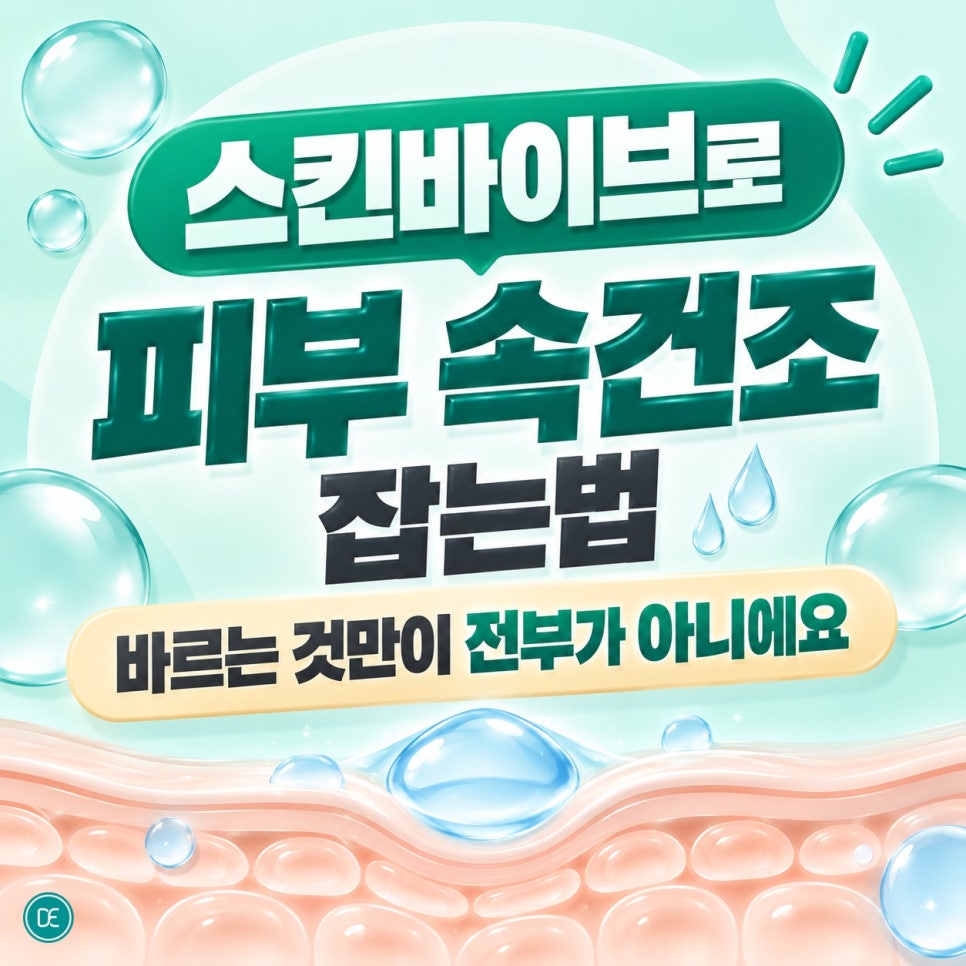 서울대역피부과 스킨바이브로 피부 속건조 잡는법 바르는 것만이 전부가 아니에요 관련 이미지 1