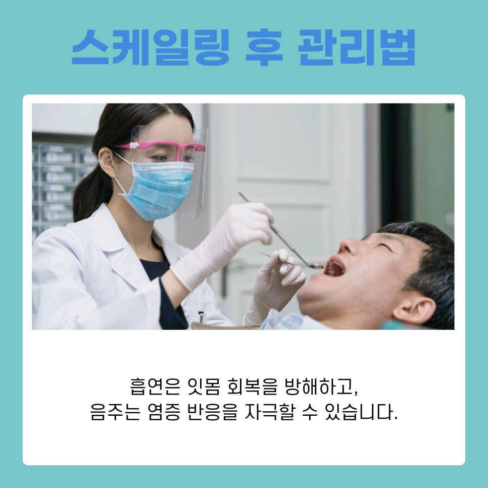 신사동 치과 스케일링후 관리 방법과 주의사항 관련 이미지 5