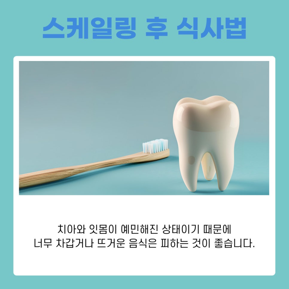 강남 역삼동 스케일링 후 주의사항 이런 행동은 피해주세요 관련 이미지 9