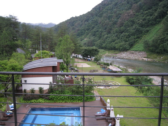 맑은물 리조트에서 바라본 내린천 풍경. 2008년 8월. 관련 이미지 1