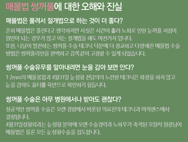 티안나는쌍수 4월31일성형외과의원 매몰법으로 관련 이미지 1