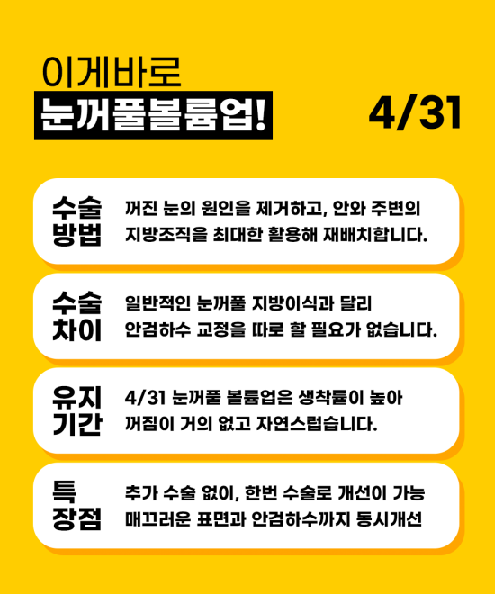 눈위꺼짐 고민! 지방이식보다 업그레이드! 눈꺼풀볼륨업 관련 이미지 1
