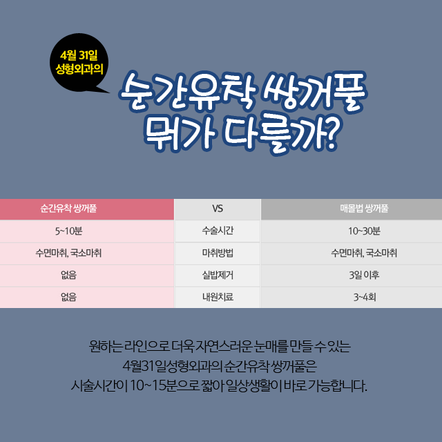 순간유착쌍꺼풀 4월31일 성형외과 추석 이벤트 관련 이미지 2