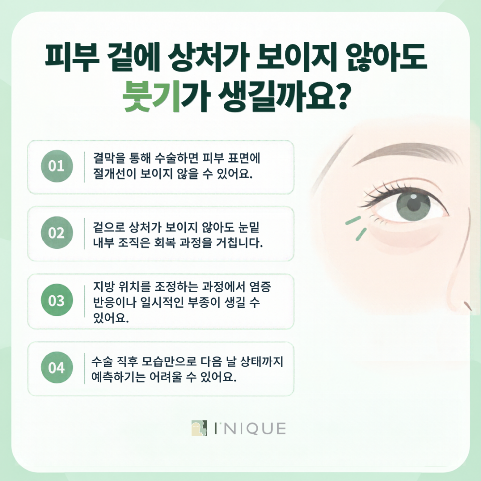 앙코르 눈밑지 당일 일상생활이 가능할까요? 관련 이미지 3