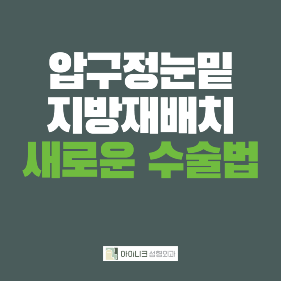 압구정눈밑지방재배치 새로운 수술법 관련 이미지 1