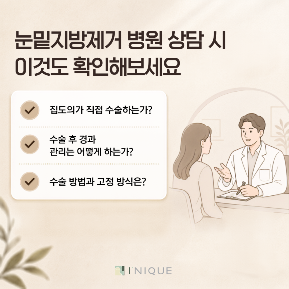 눈밑지방제거, 병원 상담 전 체크해야 할 것 알려드려요 관련 이미지 6