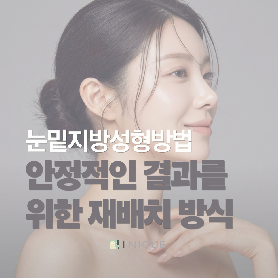 눈밑지방성형방법 안정적인 결과를 위한 재배치 방식 관련 이미지 1