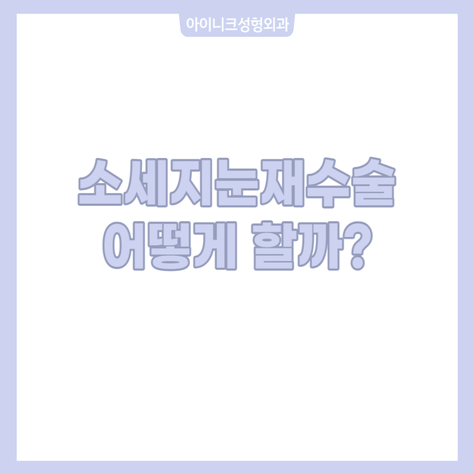 소세지눈재수술로 자연스러움을 되찾는 방법 관련 이미지 1
