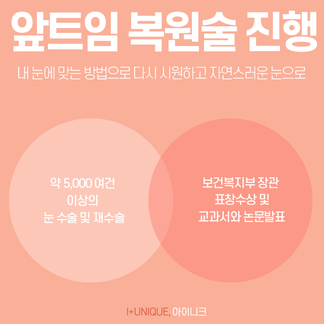 과교정이 된 눈, 수술을 해도 어딘가 답답한 눈은 앞트임복원술로 해결! 관련 이미지 6