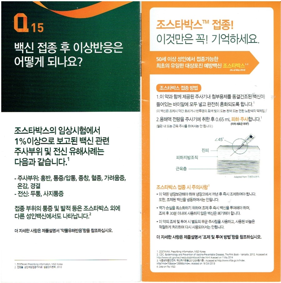 [공덕/마포/이대/아현역/대흥동/염리동/대현동피부과] 대상포진 백신접종!! 관련 이미지 5