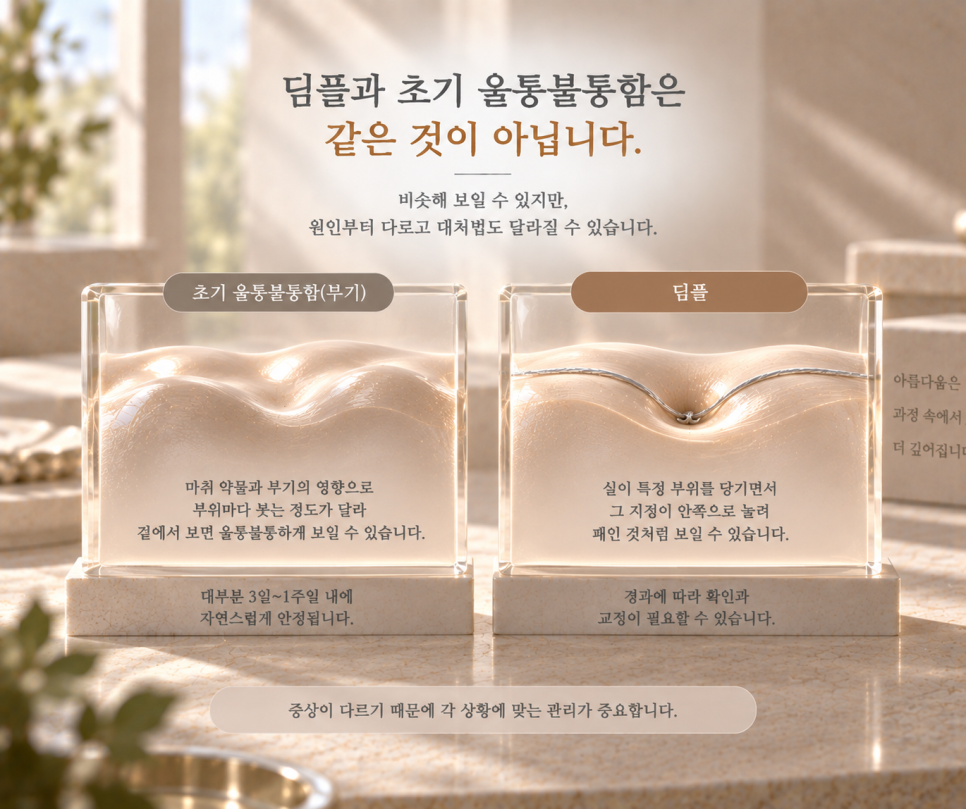 실리프팅 딤플 패임, 오래 남는다면 교정이 필요할까? 관련 이미지 6