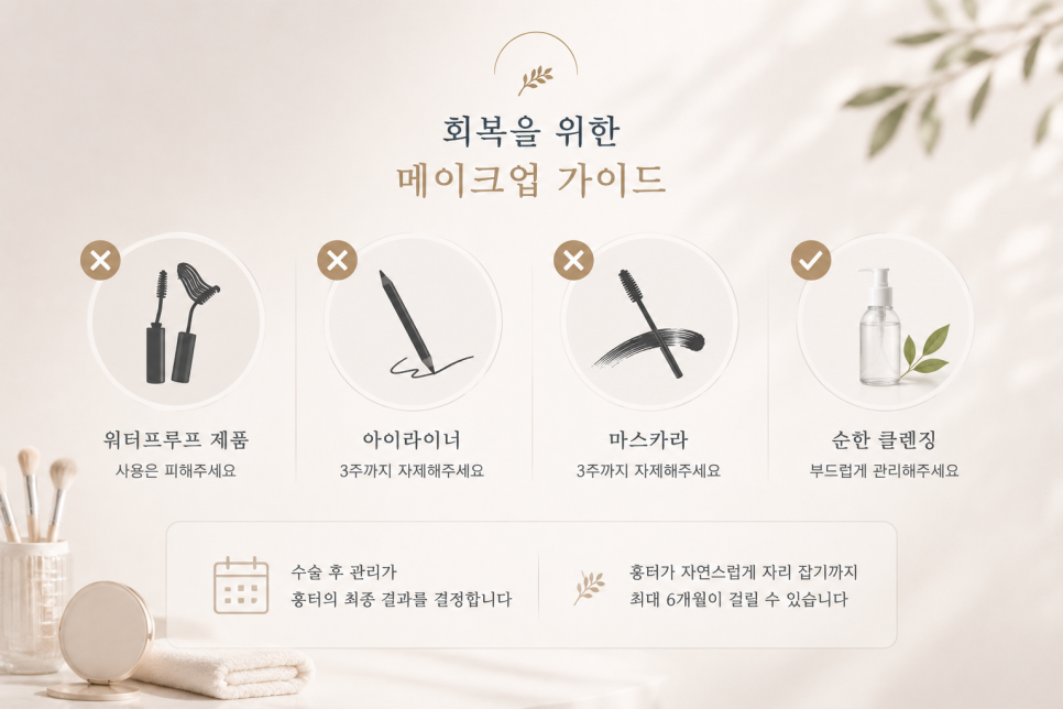 쌍수 후 눈화장, 안전하게 시작할 수 있는 시기는? 관련 이미지 7