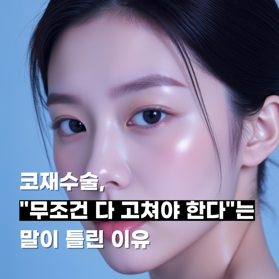코재수술, "무조건 다 고쳐야 한다"는 말이 틀린 이유 관련 이미지 1