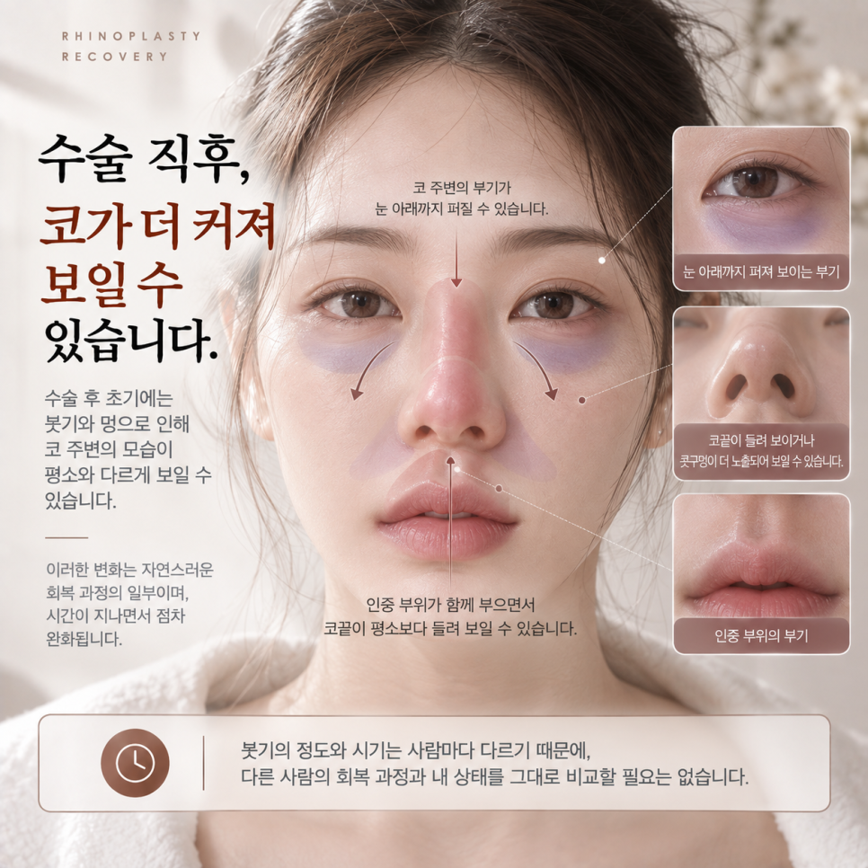 코성형후붓기, 수술 후 한 달이 가장 힘들다는 말, 진짜일까 관련 이미지 2