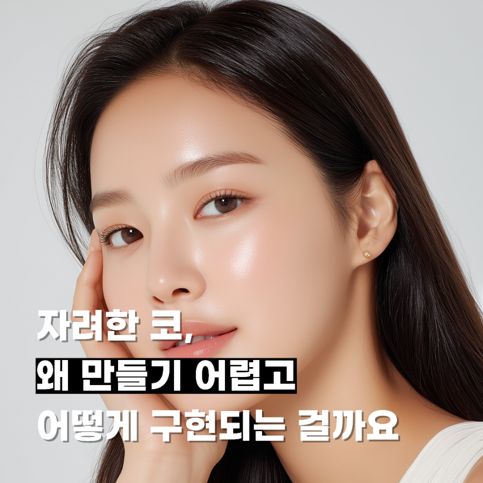 자려한 코, 왜 만들기 어렵고 어떻게 구현되는 걸까요 관련 이미지 1