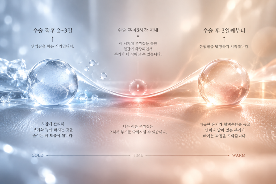 눈밑지 온찜질 잘못하면 오히려 붓는다 관련 이미지 3
