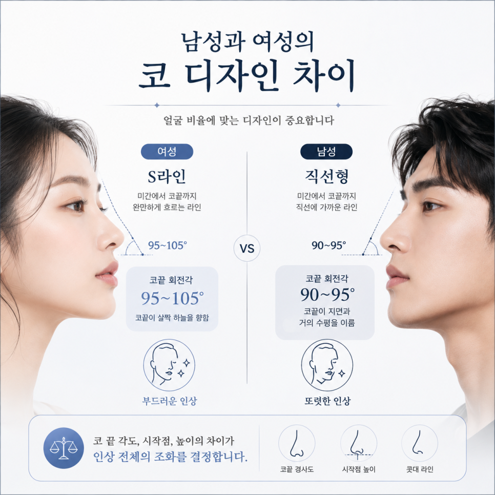 남자 코성형 여성과 확연히 다른 디자인 포인트 관련 이미지 4