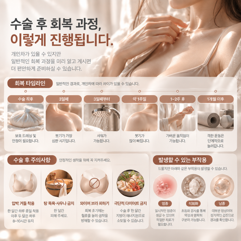 가슴 지방이식 전후, 결과를 가르는 관련 이미지 8