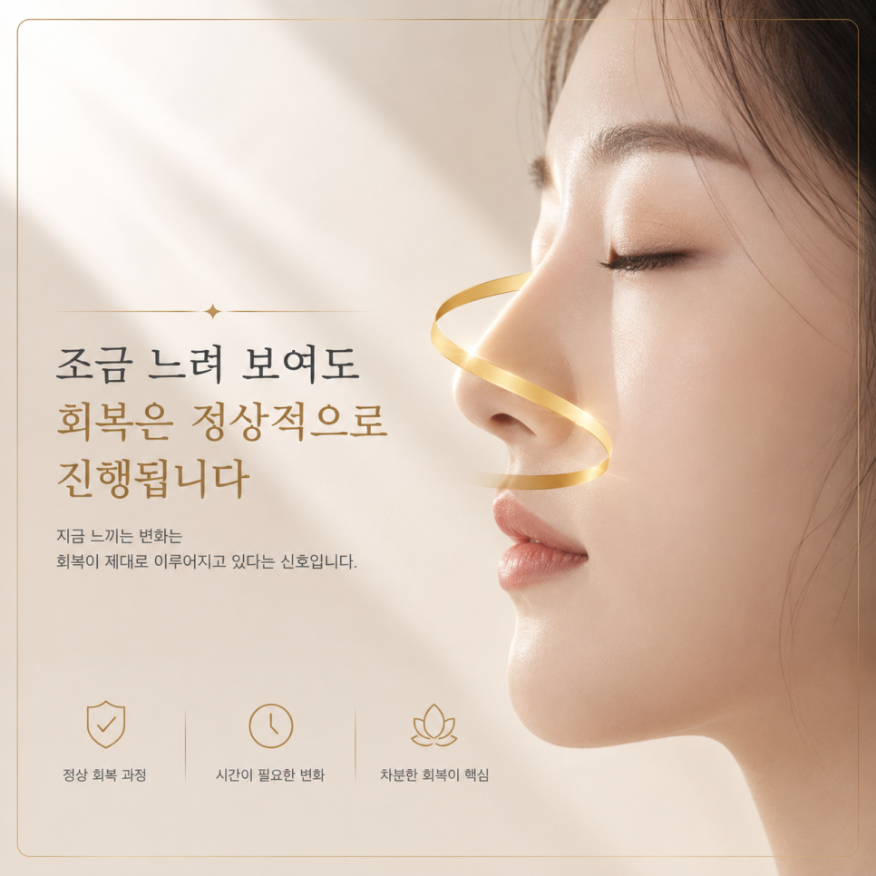코성형 1개월 후 붓기 회복 상태와 일상생활 주의사항 관련 이미지 2