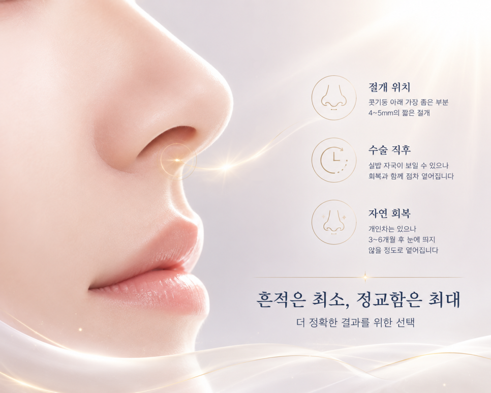 코성형 개방과 비개방, 나에게 맞는 수술방식이 궁금하다면 읽어보세요 관련 이미지 8