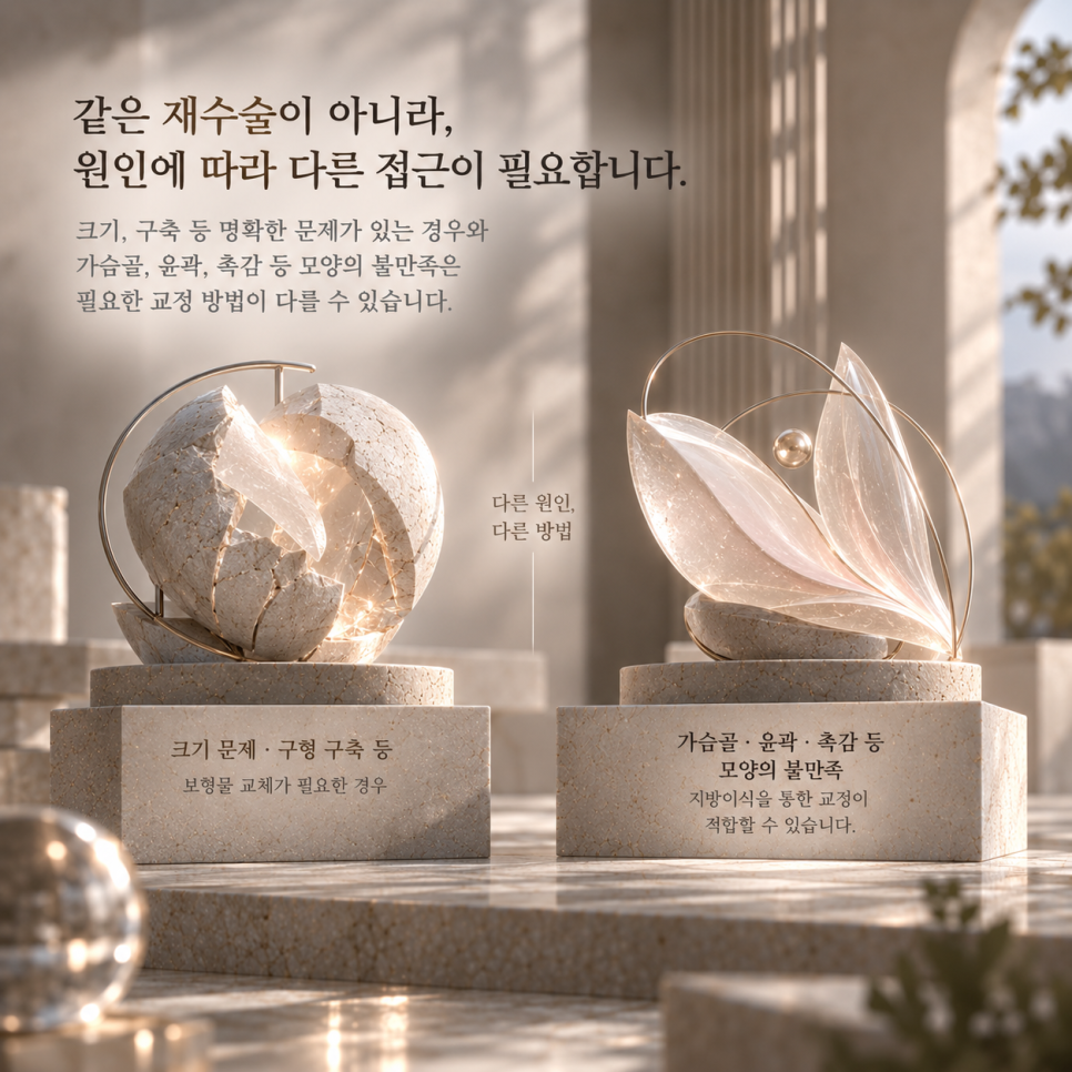 가슴 재수술 고민, 원인부터 정확히 짚어야 후회가 없습니다 관련 이미지 2