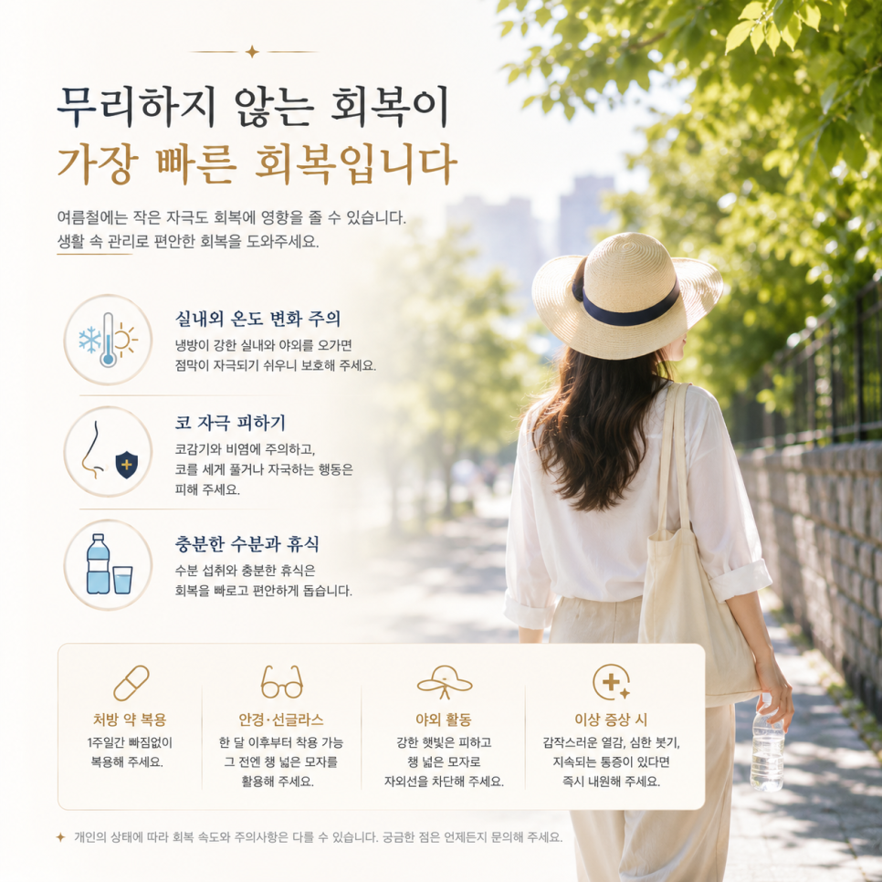 Tips for Managing the Recovery Period After Summer Vacation Rhinoplasty image 7