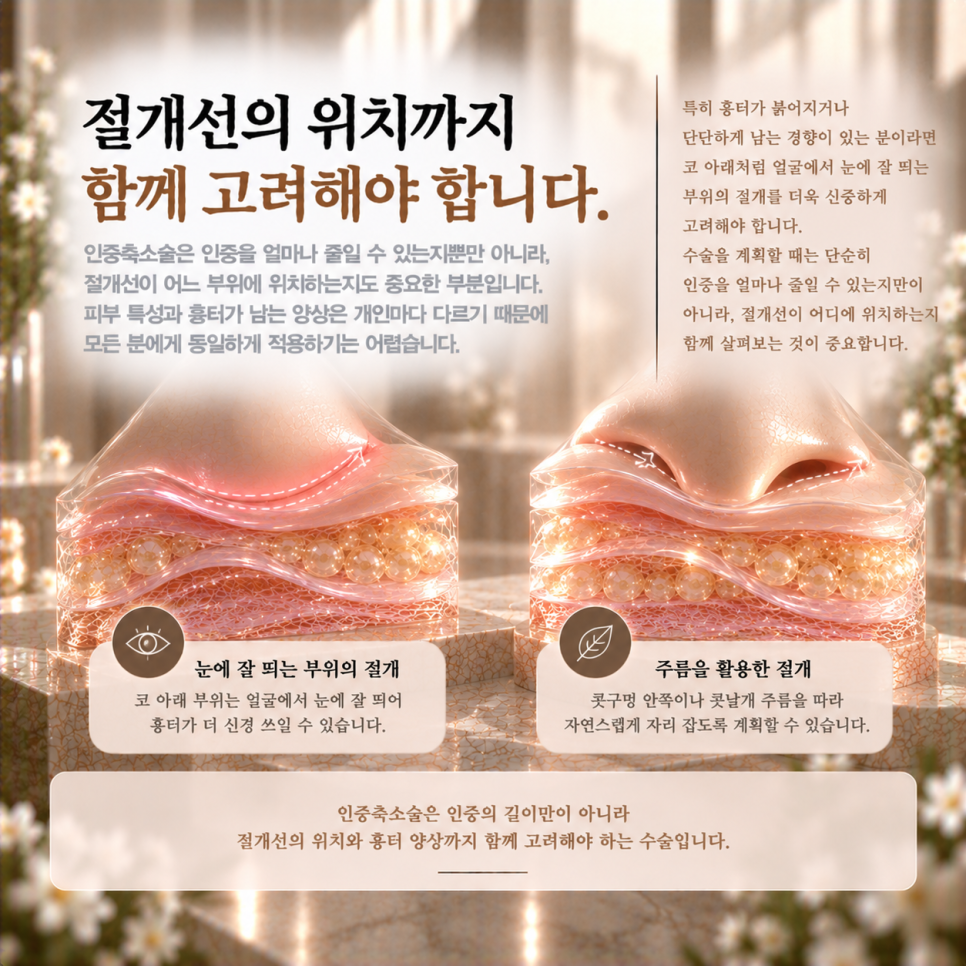 강남 인중축소술, 흉터 걱정된다면 절개 위치부터 확인하세요 관련 이미지 2