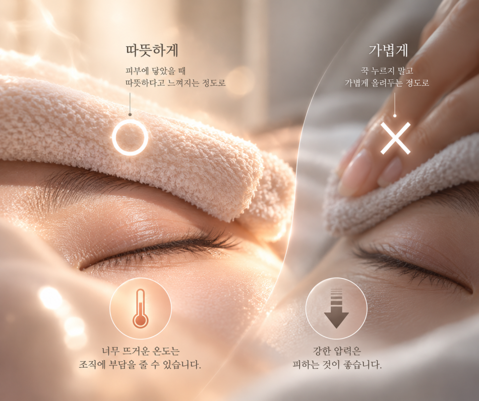 눈밑지 온찜질 잘못하면 오히려 붓는다 관련 이미지 4