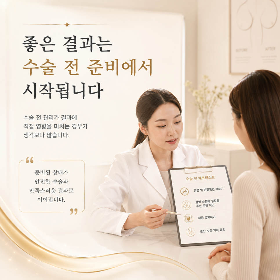 강남 가슴지방이식 시술 전 주의사항과 상담 과정 특징 관련 이미지 2