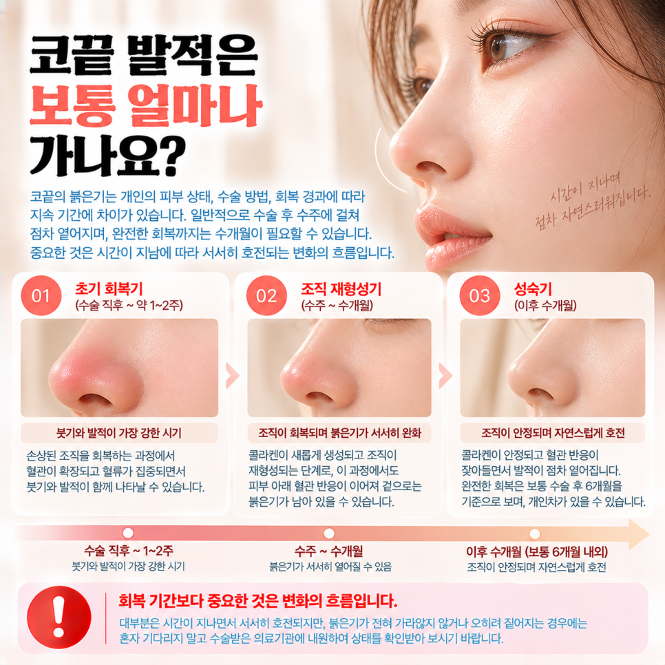 코수술 후 코끝이 빨개짐, 언제 병원 가야 할까? 관련 이미지 7
