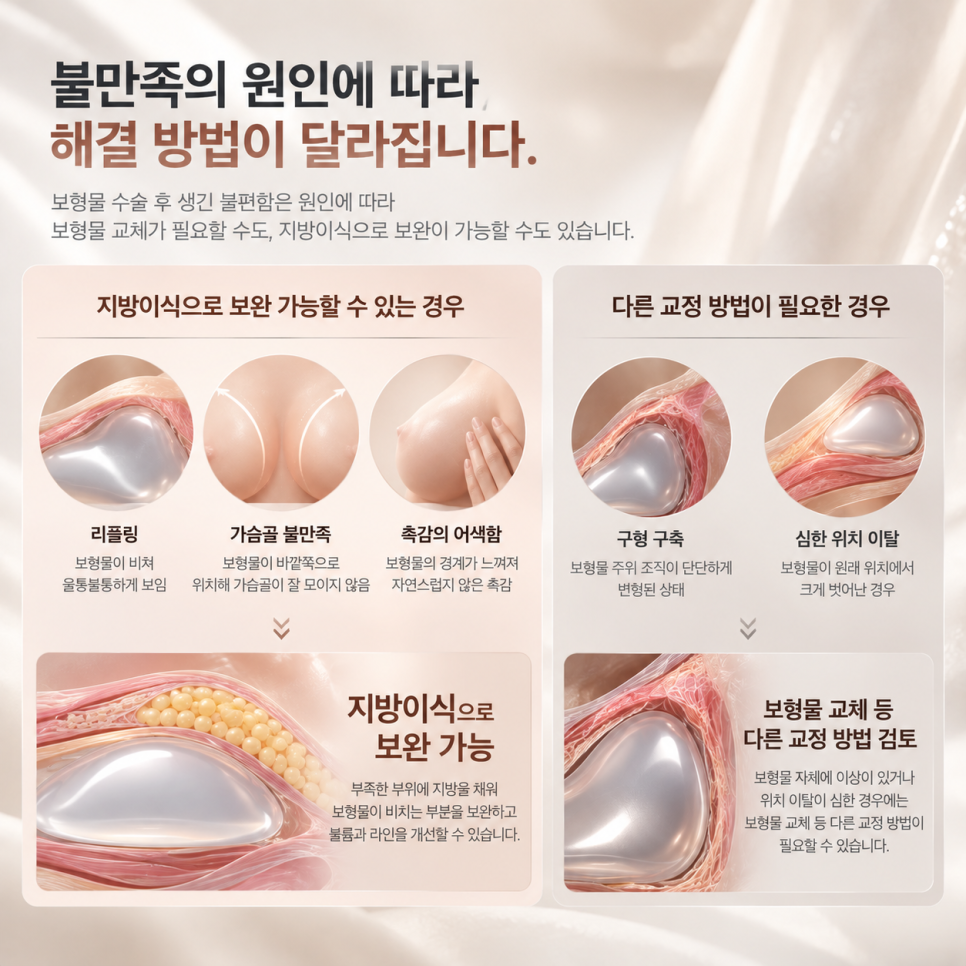가슴 재수술, 보형물 전체 교체 전에 먼저 확인할 것들 관련 이미지 3
