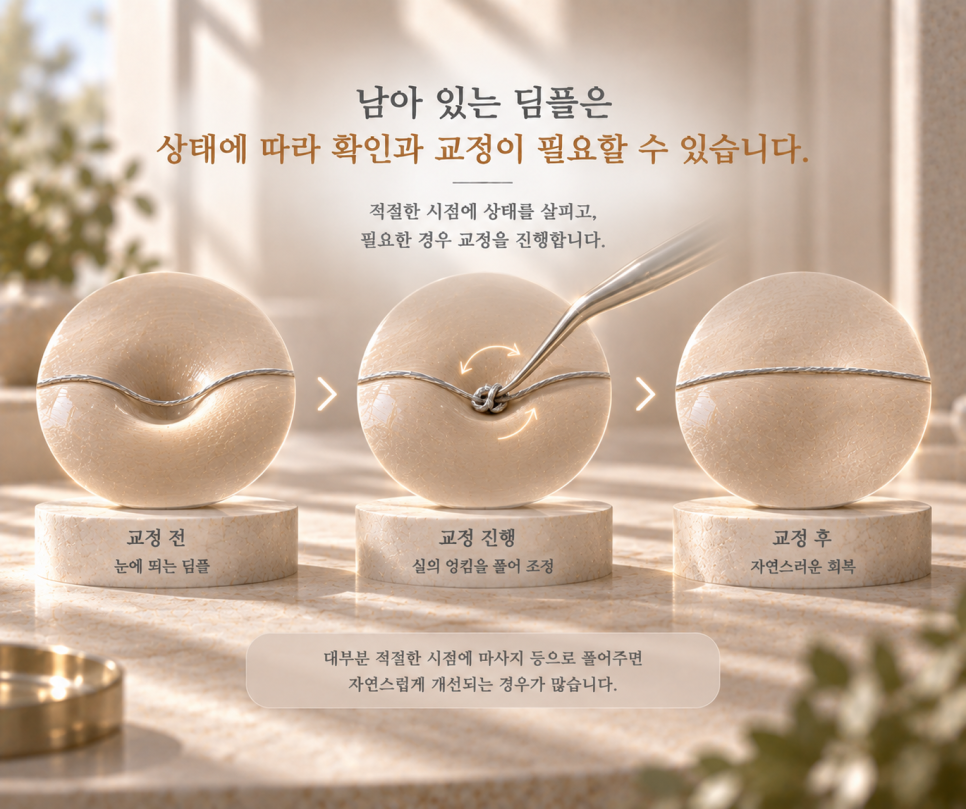 실리프팅 딤플 패임, 오래 남는다면 교정이 필요할까? 관련 이미지 5