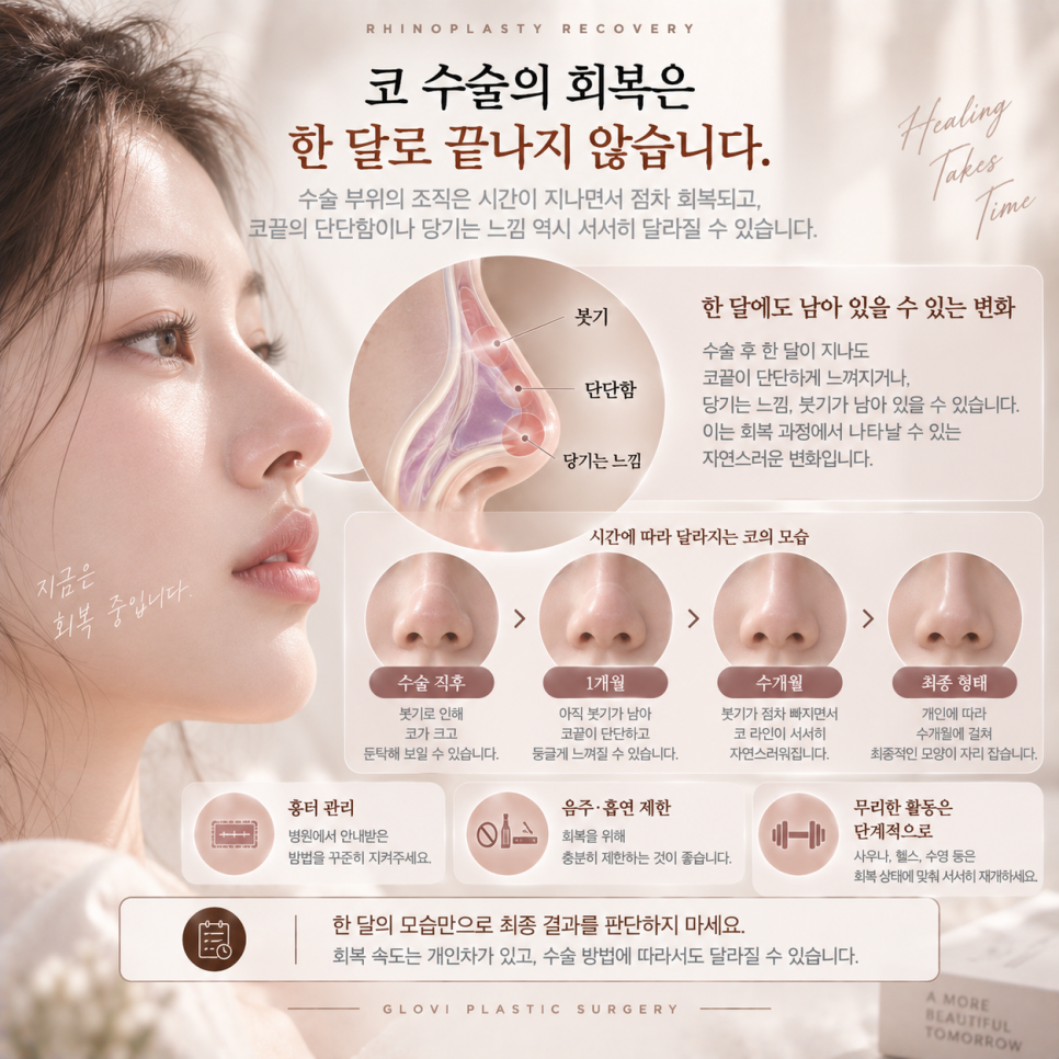 코성형후붓기, 수술 후 한 달이 가장 힘들다는 말, 진짜일까 관련 이미지 6