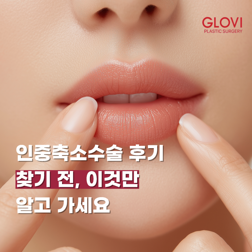 인중축소수술 후기 찾기 전, 이것만 알고 가세요 관련 이미지 1
