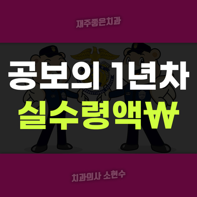 치과 공보의 일기 (10) : 월급여 실수령액과 지출 관련 이미지 2