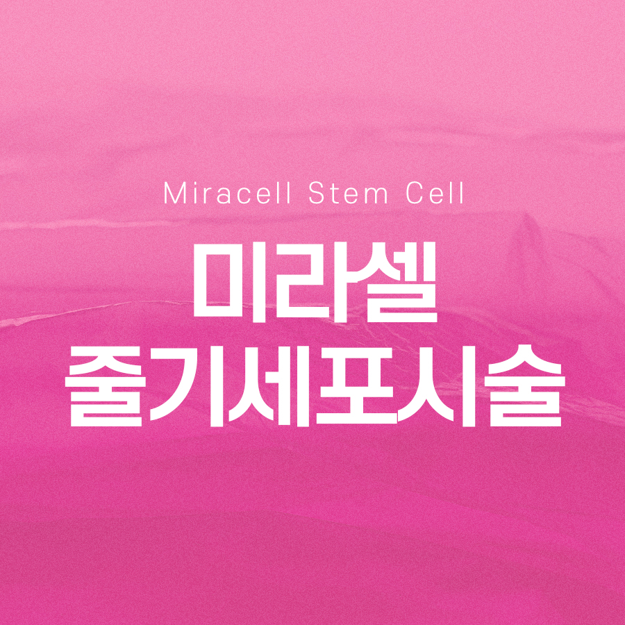 미라셀 줄기세포 시술 효과 알아두면 관련 이미지 2
