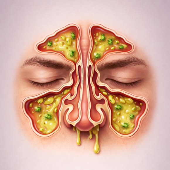 Cold That Won’t Go Away? Yellow Nasal Discharge and Postnasal Drip Symptoms: Sinusitis image 2