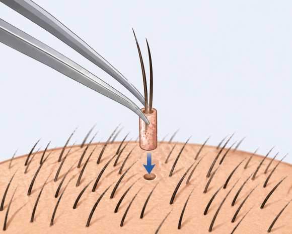Will the hair plucked for a hair transplant grow back? image 1