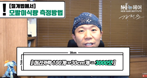 모발이식 이식량 측정 방법 l 얼마큼 절개할까? ㅣ 비절개법 측정법 관련 이미지 4