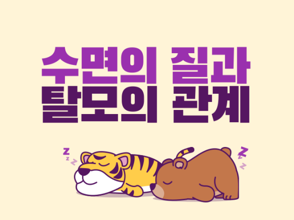 수면의 질과 탈모의 관계 관련 이미지 1