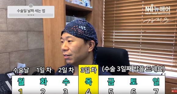모발이식 후 날짜 계산 방법 관련 이미지 5