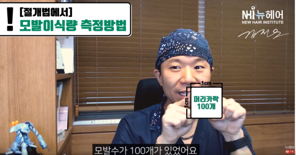 모발이식 이식량 측정 방법 l 얼마큼 절개할까? ㅣ 비절개법 측정법 관련 이미지 3