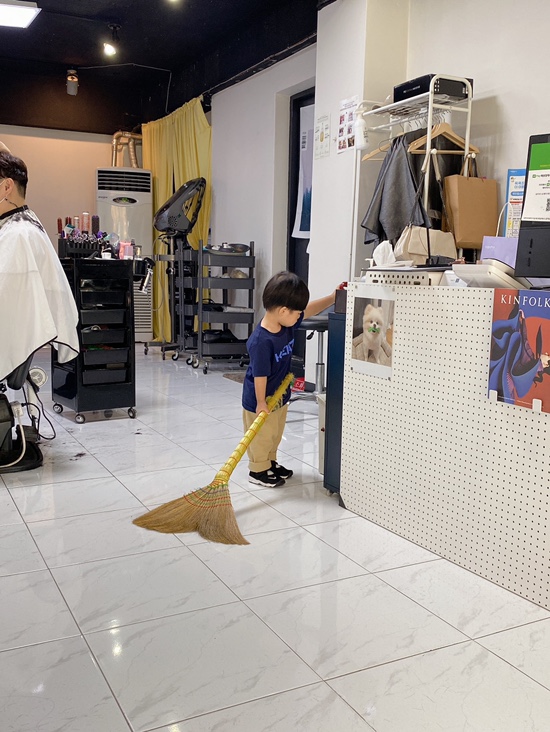 오원장의 육아일기: 22개월 아기 머리자르기😅😅 관련 이미지 15