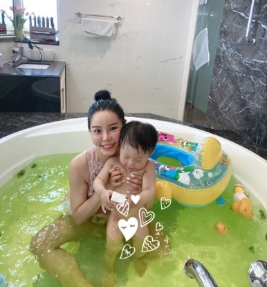 오원장의 육아일기: 스위마바 목튜브부터~ 스윔비 유아 튜브 , 구명조끼, 뽀로로 보행기 튜브까지 시기별 사용추천! &hearts;준수는 물놀이를 좋아해&hearts; 관련 이미지 65