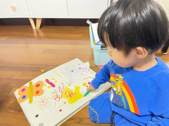 오원장의 육아일기 : 24개월~25개월아기 준수 ⭐️방문미술 그림샘 수업후기🥰😘⭐️유아미술추천 관련 이미지 25