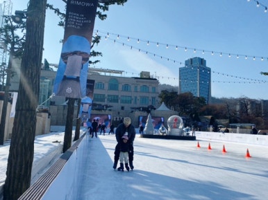 오원장의 육아일기: 반얀트리 아이스링크장 37개월아기 준수랑 첫 스케이트타기 ☃️⛸️ 관련 이미지 22